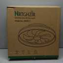 15.7" Ceiling Fan with Lights Remote Control, Low Profile Blade LED RGB Ceiling Fan Enclosed Flush Mount Ceiling Fans with Timming for Bedroom, Living Room, 6-Speed Quiet DC, 3000-6000K, Gray