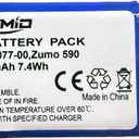 Replacement Battery for Garmin Zumo 590 Zumo 590LM Zumo 595 Zumo 595LM 010-12110-003 361-00077-00 361-00077-10 616-00077-00 616-00077-10 (1800mAh)