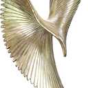 Modern Abstract Eagle Decorative Sculpture, Dining Living Room Desk Decor,Geometric Home Decor Statues,Shelf Top Decor Aesthetics, Coffee Tables or Office ShelvesGolden
