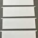 4 inch - Dryer air exhaust vent cover panel replacements UV and weather resistant OEM Upgraded PETG plastic color molded won't scratch, flake or fade. 4 Panels - Made and Assembled in USA
