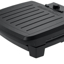 GEORGE FOREMAN® Contact Submersible™ Grill, 5-Serving Grill - Adjustable Temperature Control, Black Plates, Wash the entire grill