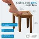 AquaTeak Kai OptiAREA 12" Teak Foot Rest