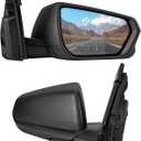 Right Passenger Side Rear View Mirror Replacement for Chevrolet Chevy Equinox 2018-2024, for GMC Terrain 2018-2024- Rearview Mirrors Assembly with 5Pins, Electric Adjustment, Heating,Textured