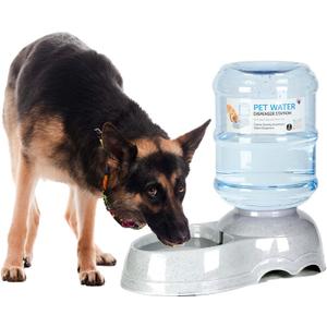3 Gallon Dog Water Dispenser for Large Dogs, Automatic Gravity Pet Water Station, Large Capacity Pet Drinking for Lage Dogs and Multi-Pet, Anti-Slip Base, BPA-Free