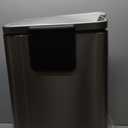 EKO Madison Matte Stainless 50 Liter/13.2 Gallon Step Trash Can w/Inner Liner - Fingerprint Resistant Finish