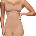 High-Waisted Shapewear Tummy Control Shorts (Small, Mojave Desert)