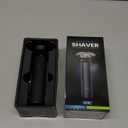 Electric Razor for Men Cordless, Wet/Dry Rotary Shaver Waterproof, 3-Blade Rotary Shaving System, Type-C Fast Charging & Sensitive Skin Care, LED Display, Travel Lock, 90+ Minutes Run Time Black