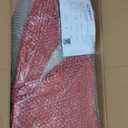 VINGLI 48 Inch Large Christmas Wreath, Outdoor Christmas Wreath for Garage, Windows, Christmas Door Wreath Decorations with Red Bow, Timer Remote Control, Plug-in, White