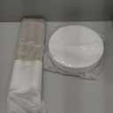 Reverse Dipped Wood Plant Stand, Wood Accent Stool,Milking Stool Set (16" H x 12" D+18" H x 12" D)