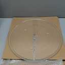 Microwave Plate Replacement 16.5 inch Fits WB48X10046 and WB48X29704 GE Microwave Turntable Plate - Exact Replacement Microwave Glass Plate - Durable Oven Dish Tray For Better Reheating and Cooking