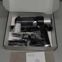 JONYJ Handheld Car Vacuum Cleaner Cordless, 16000PA Hand Held Vacuum Portable, 2 in 1 Air Duster and Mini Vacuum Cleaner Rechargeable with Led, Multi-Nozzles & Washable Filters for Home Office Car Pet (Black & Silver)