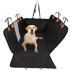 Car Seat Spacer for Large Dogs Hammock Seat Cover Pets Travelling Car Truck SUV Orange