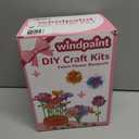 windpaint Fabric Flower Bouquets Toys, Christmas Gifts DIY Craft Kits Toys for Kids, Arts & Crafts for Girls 3 4 5 6 7 8 9 10 Years Old Toddler, Educational Learning Preschool Birthday Gifts(Purple)