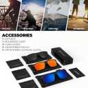 KALIYADI Polarized Sunglasses for Men and Women, Mens Sun Glasses with UV Protection for Driving Fishing Golf (3 Packs) ((3 Pack) Black/Dark Blue/Red)