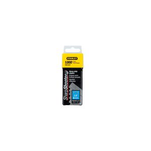 Stanley SharpShooter Heavy-Duty Tacker Staples, 1/4 inch Leg Length, 1000/Box