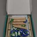 3D Ultimate Wooden Tic Tac Toe Board Game – Classic XO Strategy Game for Kids & Adults, Fun Family Table Games Night, Durable Wooden Tabletop Game