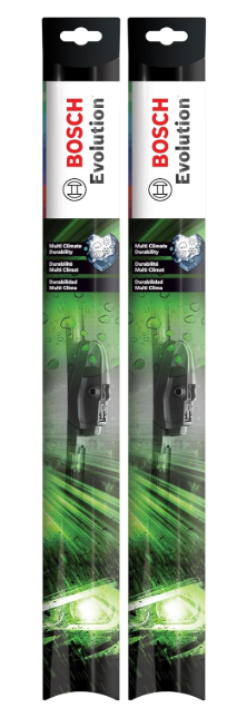 BOSCH EVO13 and EVO24 Evolution Beam Wiper Blade; 13", 24" - Single (Pack of 2)