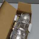 BESTTEN Keyed Entry Door Knob with Lock, Interior and Exterior Door Lock, Standard Ball, Satin Nickel, 1pack