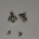 2 Pack Frameless Full Overlay 175 Degree Soft Close Lazy Susan Hinges, Clip ON Plate, Chibery Multi-Pivot Concealed Hardware for Corner Kitchen Cabinet, Cupboard Folded, Folden Door, Closets