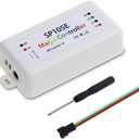 ALITOVE Wireless Bluetooth Magic Dream Color LED Light Controller iOS Android DC5V~24V Great for WS2811 WS2812B WS2801 SK6812 Individually Addressable Programmable LED Strip Pixel Module Panel Lamp (SP105E)