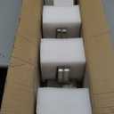 OKELI 5 Lights Bathroom Vanity Light Fixtures Brushed Nickel LED Dimmable Vanity Light Over Mirror Modern Wall Mounted Lighting Fixture, 350 Rotatable Lamp Head 36W Cold White 6000K ETL Listed