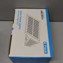 Fence Lights Solar Powered, 6-Pack Solar Fence Lights Up/Down Flexible Buttons, IP67 Waterproof for Outdoor, 100LM Bright, Auto Dusk to Dawn for Wall/Stairs/Yard/Railing/Deck/Pathway (White & RGB)