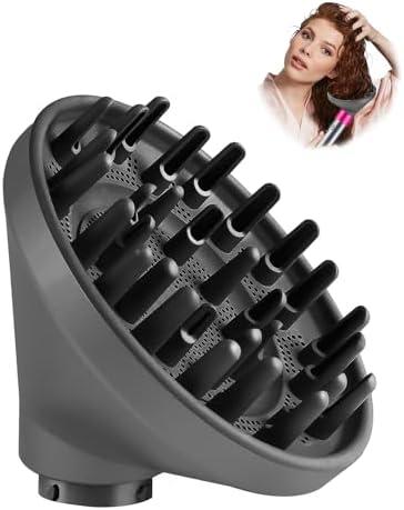 Upgraded Diffuser for Dyson Airwrap Styler, Hair Dryer Diffuser Nozzle Attachment for Dyson for Airwrap HS01 HS05 HS08
