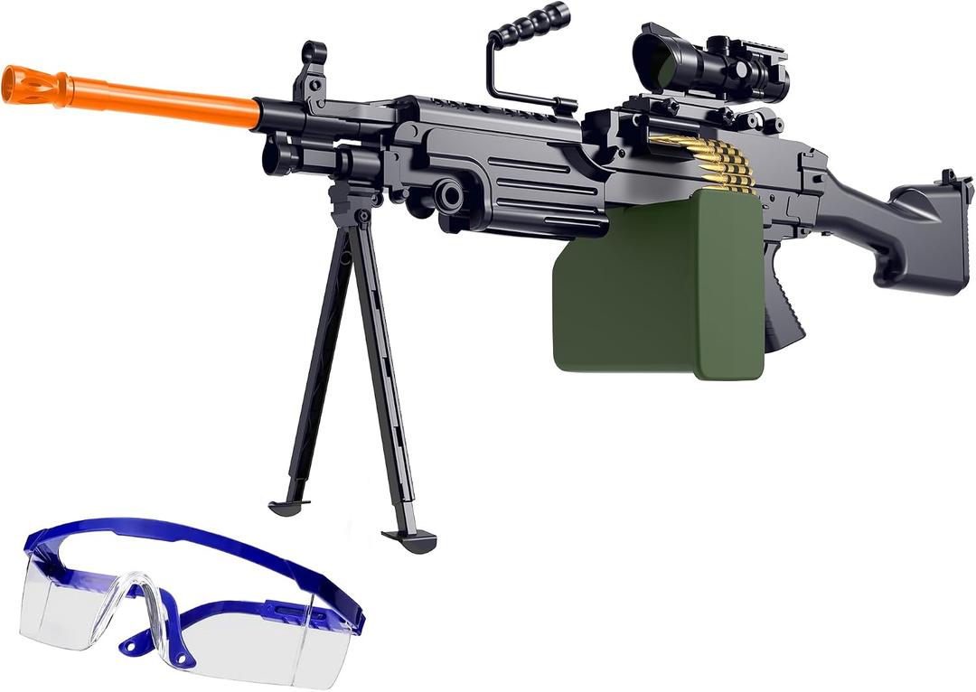 Gel Splat Blaster - 36 Inch Big Size - Rich Accessories - Fully Automatic and Manual Mode - 7.4V Rechargeable Battery - for Ages 15+, Large