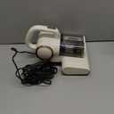 FEPPO Mattress Vacuum Cleaner, 16Kpa Bed Vacuum Cleaner with 253.7nm UV-C Light, 140F Heat, HEPA Filter & Ultrasonic, Versatile Handheld Vacuums for Bed, Sofa, Couch, Crib(Corded, 500W) (White)