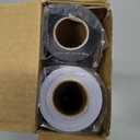 HTVRONT Permanent Vinyl Roll, 2 Rolls 12" x 14FT Black & White Adhesive Vinyl Compatible with Cricut Cutting Machine, Silhouette Easy to Weed & Transfer