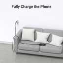 USB C Extension Cable 6.6FT (2 packs/240W/40Gbps/8K), Type C Extender Cables Fast Charging Male to Female Braided Data Cord, 60Hz Video Display Compatible with iPhone 16/PSVR2/MacBook/iPad/Magsafe