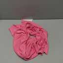 Milumia Women Mesh Tube Tops Split Hem Going Out Strapless Bandeau Tops Ruched Tank Shirts (X-Large, Pink)