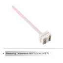MECCANIXITY WRP-100 Furnace Thermocouple 1600C Platinum Rhodium S Type Temperature Sensor Probe for Muffle Furnace Oven, 8x150mm