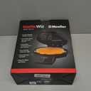 Mueller Heart 5 Waffle Maker, Waffle Iron, Adjustable Browning Control & Nonstick, Cool Touch Handle, Easy to Clean, Small Kitchen Appliances