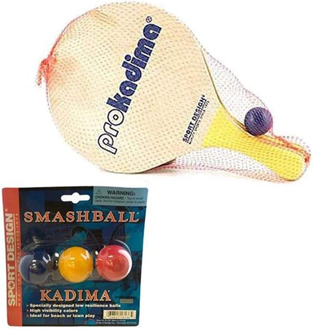 Pro Kadima Paddle Set Plus Replacement Smash Balls Bundle
