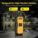Retevis RB48A IP67 Waterproof Walkie Talkies Long Range Adults, Heavy Duty 2 Way Radio, Noise Reduction, Large PTT, 1000mW Speaker, 23-Hour, Rechargeable, for Manufacturing Construction (10 Pack)