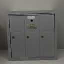 Salsbury Industries 3503ARU Recessed Mounted Vertical Mailbox with 3 Doors and USPS Access, Aluminum