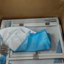 Clear Acrylic Dog Play Pen Indoor - 39 Inch 8-Panel Pet Enclosure for Small Dogs & Cats, Outdoor Use with Door, Easy Assemble & Cleaning