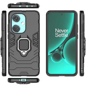 Compatible with OnePlus Nord CE3 Case Cover, Compatible with Oppo K11 5G Case Cover, Magnetic Car Mount Bracket Shell Compatible with OnePlus Nord CE 3 5G Case Black