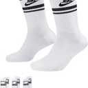Nike Men's Everyday Essential Crew Socks, Women 10-13, Men 8-12