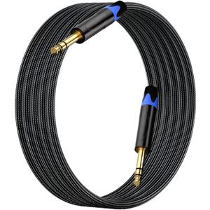 6.35mm TRS Guitar Cable Heavy Duty 1/4 Inch Male To Male Stereo Jack Balanced Audio Path Cord Interconnect Cable(1m)