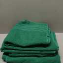 Casa Platino 4 Pack Soft & Absorbent 100% Cotton Bathroom Towels (30" x 60"), Quick-Dry Towel Set for Home, Gym, Spa, Hotel & Airbnb, Bath Towels for Shower, Pool, Beach & Everyday Use- Emerald Green (Bath Towels (Pack of 4))