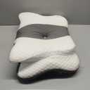 Memory Foam Pillows, Cervical Pillow for Neck and Shoulder Pain Relief, Ergonomic Contour Bed Pillow, Soft for Side Sleep Stomach Sleeping and Back Sleeper