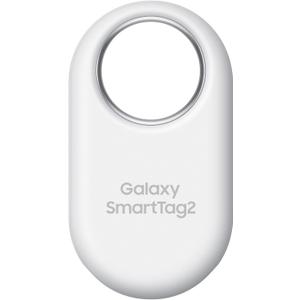Samsung Galaxy SmartTag2, Bluetooth Tracker, Smart Tag Tracking Device, Item Finder for Keys, Wallet, Luggage, Pets, Use w/ Phones and Tablets Android 11 or Later, 2023, 1 Pack, White
