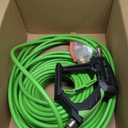 Tool Daily Sewer Jetter Kit for Pressure Washer 100 FT, Short Power Washer Gun, Drain Cleaner Hose 1/4 Inch NPT, Corner, Rotating and Button Nose Sewer Jetting Nozzle, 3600 PSI