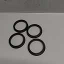 ACROPIX 70.1mm to 57.1mm Universal Car Hub Centric Rings Black - Pack of 4