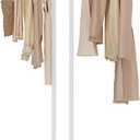 Metal Coat Rack Freestanding, Coat Hanger Stand with Rock Slab Base, Sturdy Clothes Rack, Modern Garment Rack, for Bedroom, Hallway, Entryway, 70.9 Inches High, White, GYJ201W