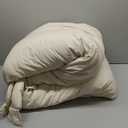 BEDAZZLED King Size Comforter Sets, Beige Bedding Comforter Set, 3 Pieces Pinch Pleat Bedding Sets with Comforter and Pillowcases Soft Farmhouse Shabby Chic Comforter for All Season