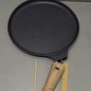 SENSARTE Nonstick Crepe Pan, Swiss Granite Coating Dosa Pan Pancake Flat Skillet Tawa Griddle 10-Inch with Stay-Cool Handle, Induction Compatible (Gray)