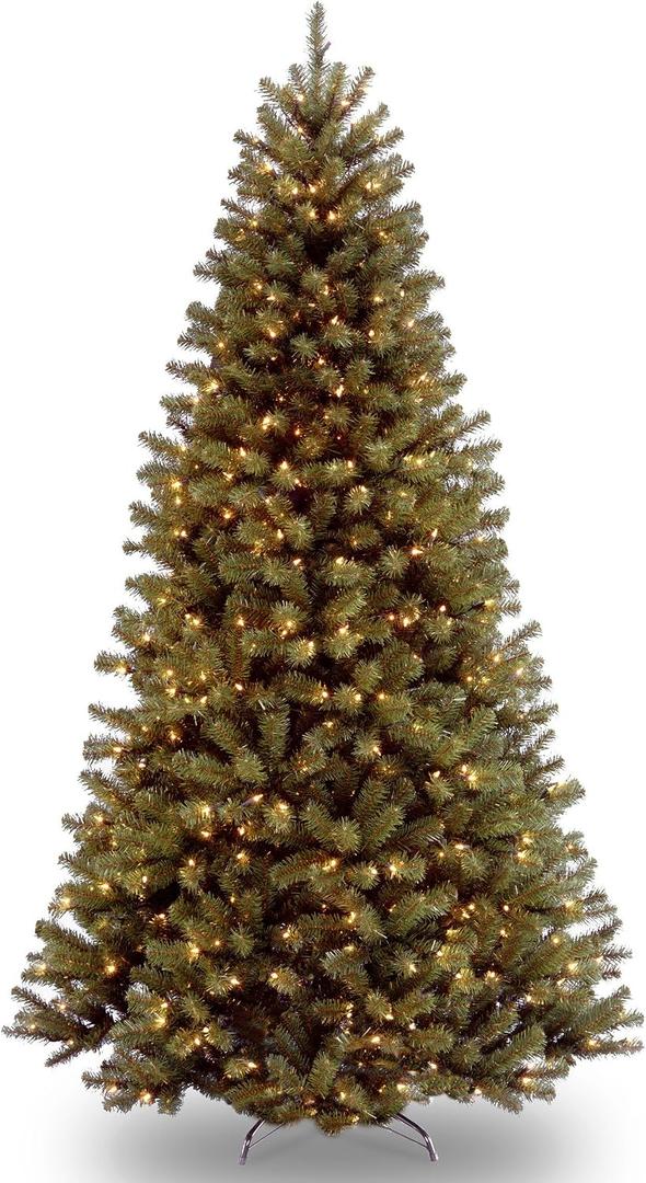 National Tree Company 9ft Pre-Lit North Valley Spruce Christmas Tree
700 Clear Lights, 2,128 Tips, Includes Stand, Artificial, Green